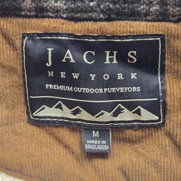 Men's Jachs Olive Striped shacket - Picture 5 of 10